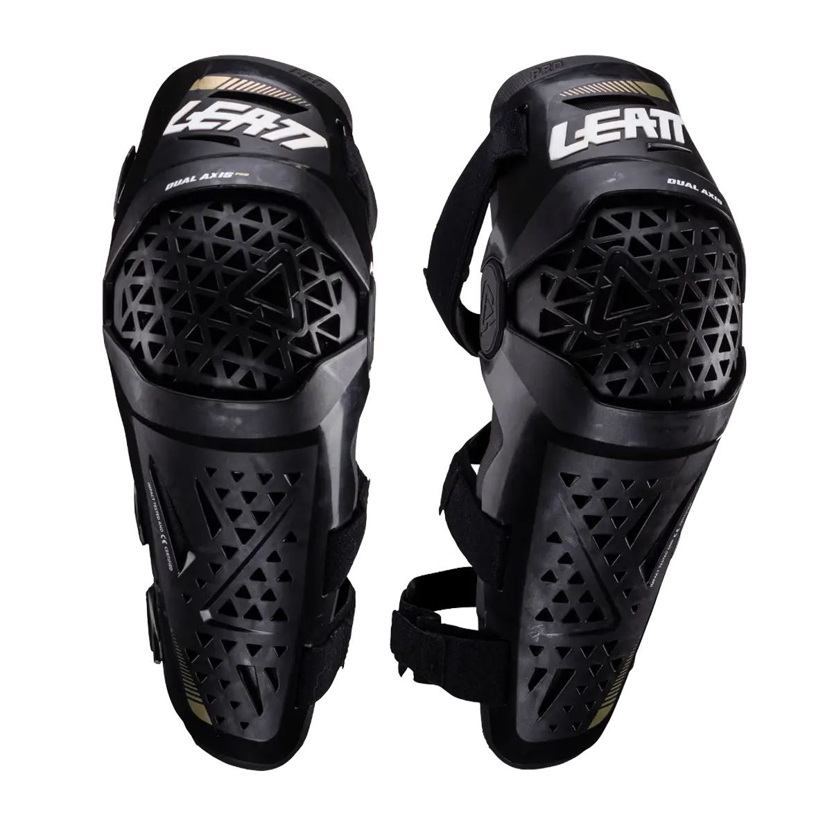 Leatt 2024 Dual Axis Pro Knee Guards Black